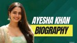 Ayesha Khan's Husband: the Man Behind the Star