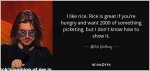 Mitch Hedberg's Rice: a Quote to Remember