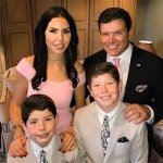 Wife Amy Baier and Children